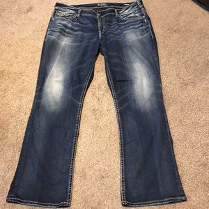 Silver Suki Jeans! Size 20, Length 33